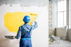 Travaux de peinture dans un appartement  